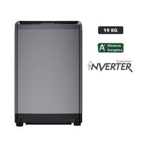Lavadora Oster OS-PWSMD19WBSI carga superior, 19 kg, 600W, A+, acero inoxidable, negro