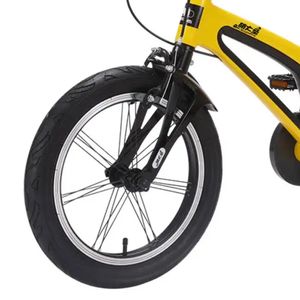 Bicicleta Montasen F800 Aro 16", asiento regulable, amarillo