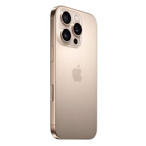 iPhone 16 Pro c/CHIP 5G 128GB, 8GB RAM, cámara principal 48MP + 48MP + 12MP, frontal 12MP, 6.3", Desert-Titanium