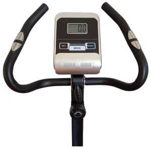 Bicicleta estática Ultimate Fitness R510 Pro peso máx. 110 kg, resistencia magnética, acero, negro
