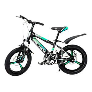 Bicicleta Veloz para niño aro 20", sistema de frenos, tapabarro, verde