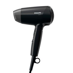 Secadora de cabello Philips 1200W, 3 ajustes de secado, diseño compacto, negro