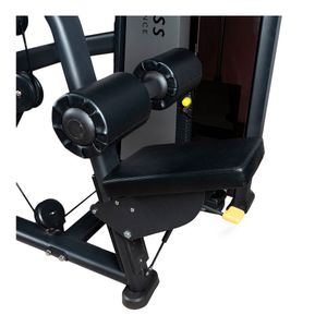 Pulldown - polea alta, carga máx. 100kg, diseño ergonómico, trabaja tren superior, negro