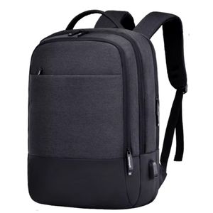 Mochila de viaje Ziper, USB, para Cabina, multiples compartimientos, grafito