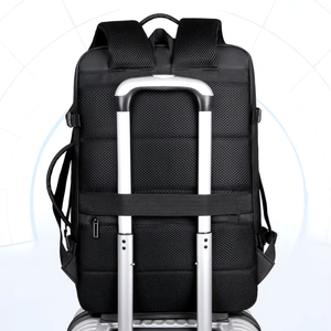 Mochila de viaje, ajustable, cabinera, impermeable, negro - CY-8336159