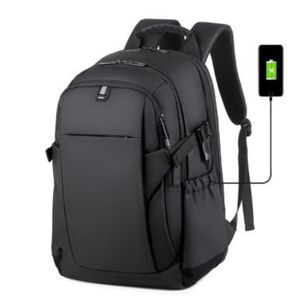 Mochila impermeable, 15.6", compartimiento multiuso, negro