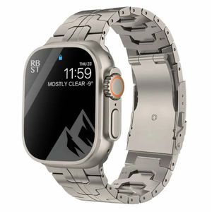 Correa de Titanio para Apple Watch Iron Man Acabado Matte 42-44-45-49mm