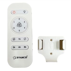 Ventilador de techo de 52", 3 aspas en madera, 35W con luminaria LED