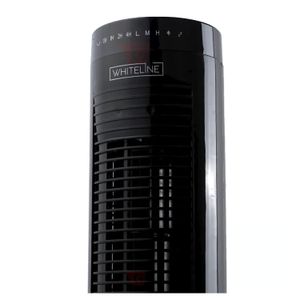 Ventilador de torre Whiteline 45W, control remoto, negro