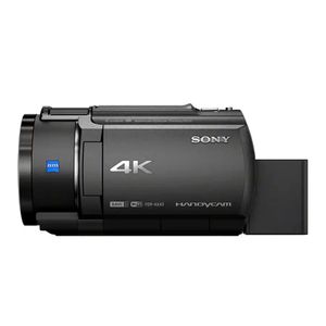 Videocamara Sony FDR-AX43A, UHD 4K, pantalla táctil, negro