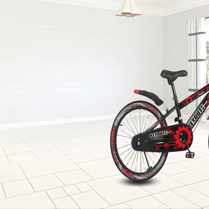 Bicicleta deportiva Ashvin II, aro 20", timón y codo de aluminio reforzado, roja