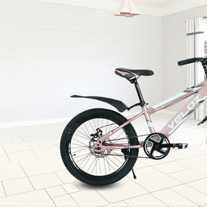 Bicicleta palmeira smol, aro 16", ruedas auxiliares, rosa