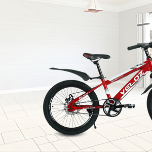 Bicicleta palmeira smol, aro 16", ruedas auxiliares, rojo claro