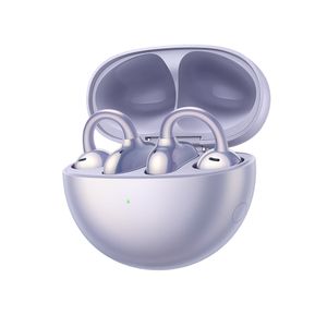 Audífonos bluetooth True Wireless Huawei FreeClip resistente IP54, duración máx. 32 horas con estuche de carga, violeta