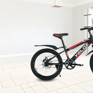 Bicicleta palmeira smol, aro 16", ruedas auxiliares, rojo