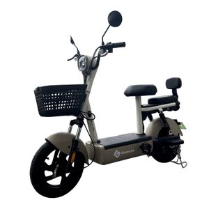 Bicimoto eléctrica GreenLine Vmp S1 PRO, 350w, 48v-12Ah, velocidad 25 km/h, crema