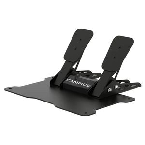 Volante Cammus C5 direct drive, 7nm, fibra de carbono, pedales cp5, compatible con pc, negro