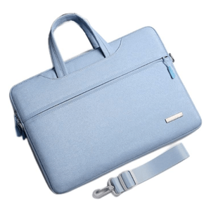 Funda para laptop 15.6", oxford impermeable, interior afelpado, con agarradera, azul