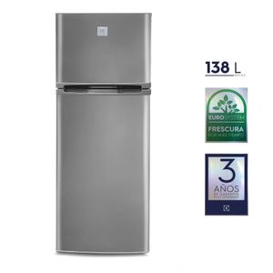 Refrigeradora Electrolux Top Mount Frost ERT18G2HNI 138 litros, plateado