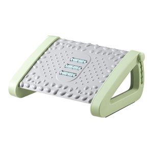 Reposapiés ergonómico, ajustable, mejora la postura, antideslizante, verde
