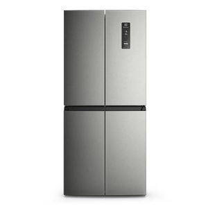 Refrigeradora Electrolux ERQU40E2HWS capacidad 421 litros, no frost bottom, multidoor 4 puertas, plateado