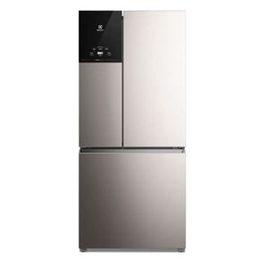 Refrigeradora Electrolux Multidoor IM8S, capacidad 590 litros, dispensador de hielo, plateado