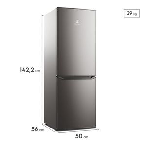 Refrigerador Electrolux ERB162HS Frost Bottom Freezer 166 litros, panel digital, plateado