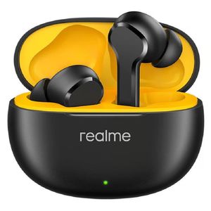 Audífonos bluetooth True Wireless Realme Buds T110 resistente IPX5, duración máx. 38 horas con estuche de carga, negro