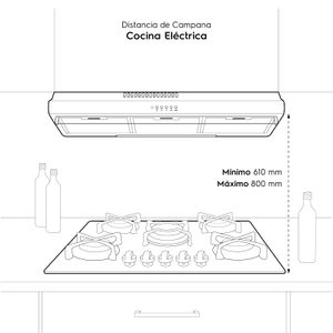 Campana empotrable Electrolux EJSE242TBIS 60 cm, eléctrico