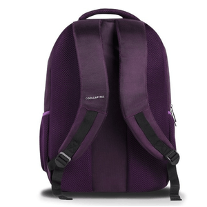 Mochila cool capital bast, 15.6", bolsillos laterales, portaLaptop, morado