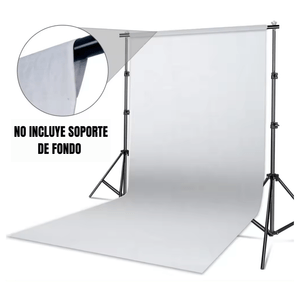 Fondo de muselina 3x6m, 100% algodón, antirreflejo, lavable, ideal para fotografía y video, blanco
