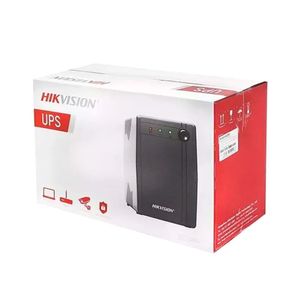 UPS Hikvision 1000VA, DS-UPS1000-X, 600W, 6 tomas, nema 5-15R, indicadores Led, retardador de llama, negro