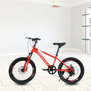 Bicicleta infantil Veloz Palmeira Middle aro 20", seguridad, durabilidad, roja