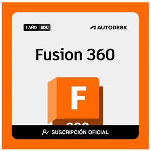 Licencia Digital Autodesk Fusion 360 Edu 2025 - Duracion 1 año - 3 Dispositivos