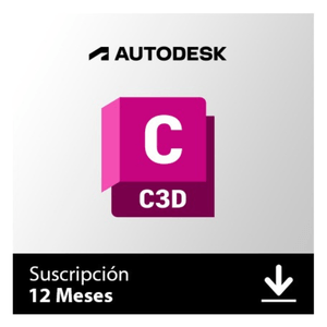 Licencia Digital Autodesk Civil 3D EDU 2025 - Duración 1 año - 3 dispositivos