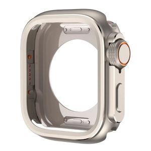 Case de Metal titanio URVOI , cristal de zafiro, Apple Watch 45mm Series 4/5/6/7/8/9 SE