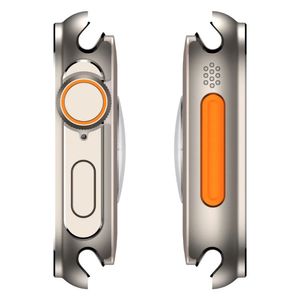Case de Metal titanio URVOI , cristal de zafiro, Apple Watch 45mm Series 4/5/6/7/8/9 SE