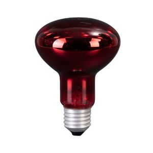 Foco infrarrojo 100W para reptiles, calor profundo, luz tenue, eficiente, duradero