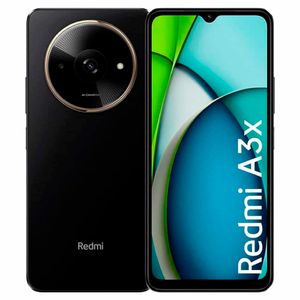 Celular Xiaomi Redmi  A3X,  6.71", 64GB Rom, 3GB RAM, cámara principal 8 MP + 0.8MP, cámara frontal 5 MP, negro medianoche