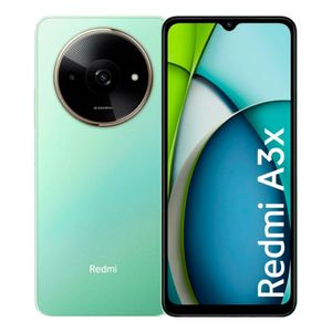 Celular Xiaomi Redmi  A3X 4G 128GB, 4GB ram, cámara principal 8 MP + 0.8MP, cámara frontal 5 MP, 6.71", verde aurora