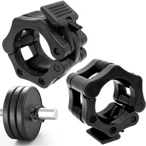 Abrazaderas Olímpicas, acero resistente, soporta 200kg, ideal para bíceps y tríceps