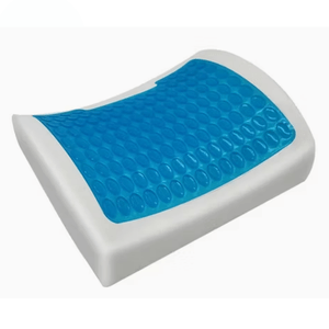 Respaldar cintura con el núcleo tipo gel,  espuma de memoria, negro