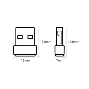 Nano Adaptador Tp-Link Archer-T2U Nano USB, Wifi doble banda 2.4 y 5Ghz, 200Mbps, negro
