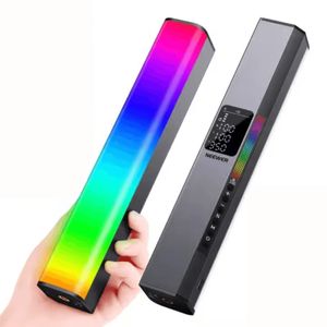 Barra de luz RGB portátil, iluminación profesional, efectos dinámicos, carga USB tipo C, accesorio ideal para fotografía