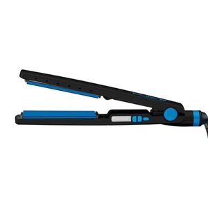 Plancha BaBylissPRO metal blue 1 1/4″, Nano Titanium, temperatura digital, placas extralargas, cable giratorio 360