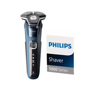 Afeitadora en seco o húmedo, Philips S5880-20 tecnología, SkinIQ, azul