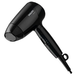 Secadora de cabello Philips BHC010 1200W, 3 temperaturas, negro