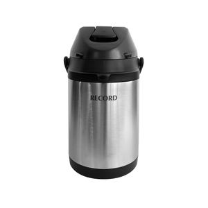 Termo bomba acero inoxidable, 3 litros, mantiene caliente hasta 8 horas