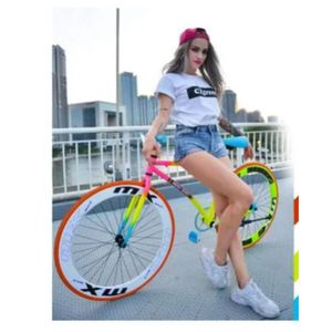 Bicicleta pistera urbana Biflex, aro 26, multicolor