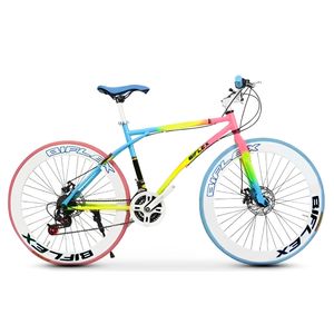 Bicicleta pistera urbana Biflex, aro 26, multicolor